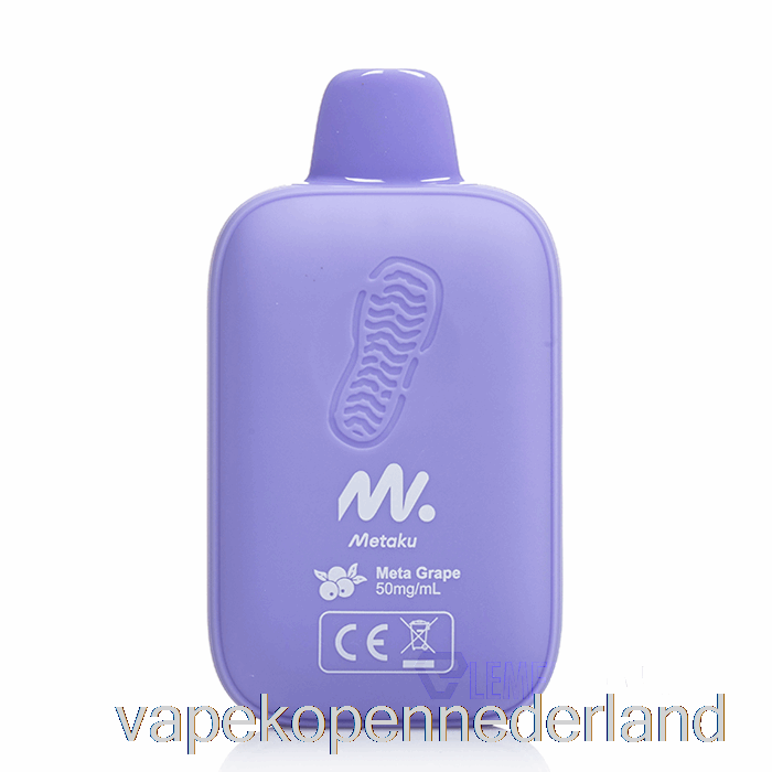 Vape Nederland Metaku Moonwalk 9000 Wegwerp Meta Druif